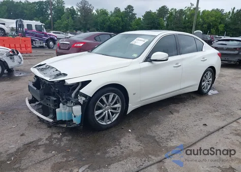 2014 Infiniti Q50 Premium z USA, uszkodzony, nr VIN JN1BV7AP1EM670108